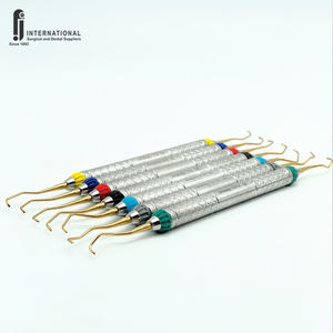 Juego de Curetas Periodontales Gracey F.J. INTERNATIONAL, 7 Piezas, Empaque en Blíster, Mango Hueco, Agarre Ergonómico, CE - Product Image 4