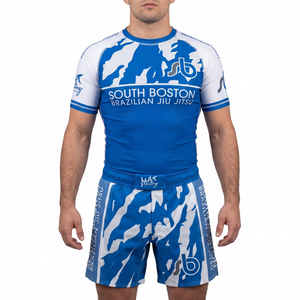 OEM Custom Men's <b>Camouflage</b> BJJ Rash Guard MMA Grappling Shorts Set Sublimation No-Gi Jiu Jitsu Custom Logo Wholesale Apparel - Product Image 1