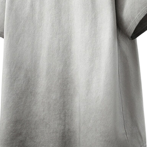 Camiseta Blanca Gris Claro 100% Algodón al por Mayor |   Camiseta Lisa de Manga Corta con Logotipo Personalizado para Hombre y Mujer - Product Image 6