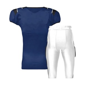 Uniforme de Fútbol Americano Personalizado de Manga Corta, Impresión Personalizada, 100% Poliéster, Secado Rápido, Transpirable, Uniforme de Fútbol Americano OEM - Product Image 2