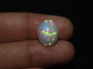 Premium Quality Natural Ethiopian Opal 14.5x11x6.5mm Oval Cut Multi Color Fire Color Play 6 Carat Loose for Jewelry Making - Product Image 4