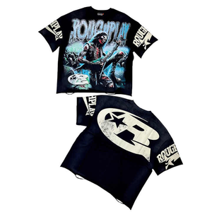 T-shirt Homme Oversize de Haute Qualité avec Logo Thermocollé, Coupe Longue, Fournisseur OEM/ODM - Product Image 6