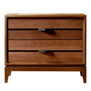 Mesa Buffet Multiusos Moderna de Madera Maciza con Cuatro Puertas y Patas Anguladas para Sala de Estar, Hogar y Hotel - Product Image 1