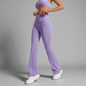 Leggings confortables pour femmes, pantalons extensibles à taille haute pour l'exercice, la marche, la relaxation, les vêtements décontractés et les activités quotidiennes - Product Image 5