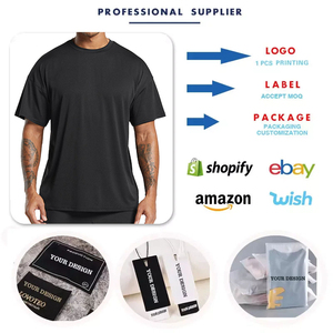 T-shirt blanc à manches courtes et col rond pour homme, coupe classique, décontracté, couleur unie, en jersey de coton, style oversize et ample - Product Image 2