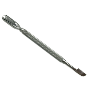 High-Performance Cuticle Nail Pusher Textured Classic Quality Dual Ended Design Curved Pusher And Scraper For Personal Care - Product Image 1