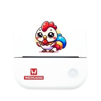 Impresora Térmica Portátil Pequeña y Económica WH-M27 de 57 mm para Niños con USB y para Impresión en Blanco y Negro en Existencia