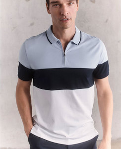 Vente en gros de polos imprimés Paris avec motif de logo personnalisé polos de golf respirants à manches courtes pour hommes - Product Image 3