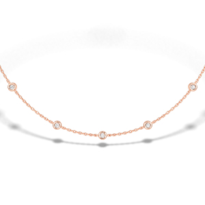 Collar de diamantes de corte redondo certificado por IGI, collar de diamantes cultivados en laboratorio para uso diario de proveedor y fabricante indio. - Product Image 5