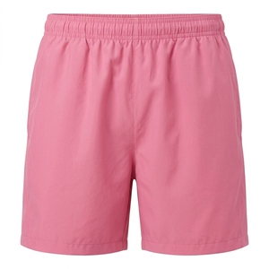 Shorts d'été décontractés pour hommes, style sportif, à carreaux, en tissu Oxford, taille haute, en mélange de coton doux, tissé uni, avec cordon de serrage - Product Image 4
