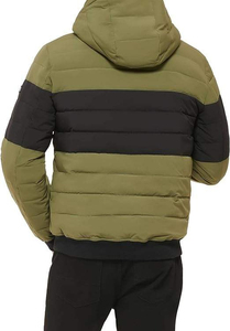 Chaqueta Acolchada Impermeable y Transpirable con Capucha, Unisex, Personalizada, con Logotipo Frontal, Marca Personalizada, para Invierno, Brillante - Product Image 3