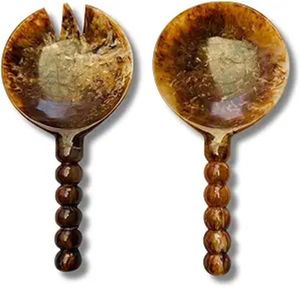 Premium Handmade Durable Resin <b>Salad</b> Spoon Set Modern <b>Salad</b> <b>Tools</b> for Home Hotel Restaurant Serving - Product Image 6