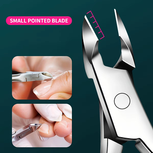 Cuticle Nail Nipper Stainless Steel Cuticle Nipper Precision Manicure & Pedicure <b>Tool</b> for Flawless Dead Skin <b>Removal</b> For Home Us - Product Image 4