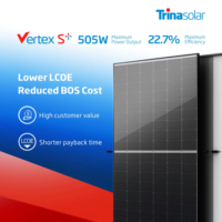 Trina Vertex S + TSM-Neg18R.28 de module bifacial solaire 475W 480W 490W 500 W 505 W Panneaux photovoltaïques en verre double 500 watt 505 watt