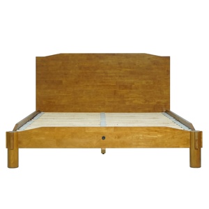 Cadre de lit en bois massif, fabricant OEM/ODM, lit plateforme en bois d'hévéa, taille personnalisée, design de menuiserie japonaise, fabriqué au Vietnam - Product Image 2