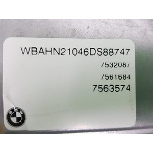 ECU และโมดูลคอมพิวเตอร์มือสองสำหรับรถยนต์ซีรีส์ 7 รุ่น 7561684 - Product Image 4
