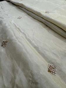 Tela Premium Transpirable, Ecológica, de Secado Rápido, Teñida, de Viscosa, con Bordado de Cuentas Originales, para Bolsos de Niñas Medianos - Product Image 2