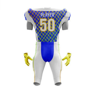 Nouveaux maillots de football américain sur mesure, ensemble pantalon, design personnalisé, polyester respirant, séchage rapide, uniforme, service OEM personnalisé - Product Image 3