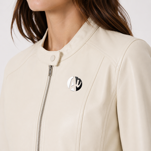 Chaqueta de cuero para mujer de calidad premium que combina estilo atemporal, sensación cómoda y construcción duradera para la confianza diaria. - Product Image 6