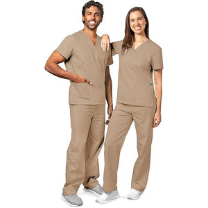 Offre Spéciale MANGOES FASHIONS Ensemble de tenue médicale unisexe en denim, léger et confortable, avec détection d'aiguilles - Product Image 2