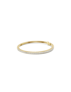 Madonna Luxury 9K 14K 18K Yellow <b>Gold</b> Custom Lab Grown Diamond Brilliant Cut VS1 Clarity Tennis Chain Bracelet IGI Certified - Product Image 6