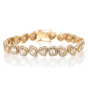 Pulsera de Moissanita Personalizada de Alta Demanda, Estilo VVS Iced Out, Joyería Tenis para Hombre, Ideal para Fiestas y Streetwear, ¡En Venta! - Product Image 1