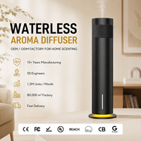 Diffuseur d'arômes électrique sans eau en forme de tour de bureau, nébuliseur silencieux portable pour hôtel et usage domestique