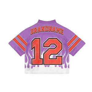 Camiseta de Fútbol Estilo Americano para Hombre, Personalizable, para Prácticas Deportivas, con Impresión de Nombre del Equipo, Servicio OEM - Product Image 3