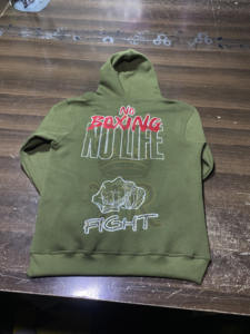 Conjunto Deportivo Personalizado 100% Algodón, Sudadera con Capucha Gruesa y Pantalones Deportivos, Ropa Deportiva Urbana - Product Image 3