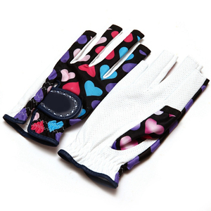 Guantes de Golf de Piel de Cabretta Suave Premium Antideslizantes Verdes con Logotipo Personalizado al por Mayor, Cierre de Tirón, Unisex, Mano Izquierda/Derecha - Product Image 3