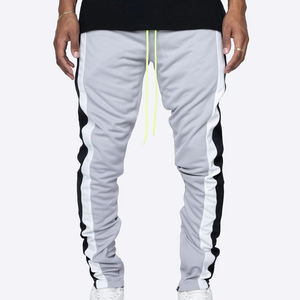 Pantalones Deportivos de Hombre con Cordón y Bolsillos en Contraste, Pantalones Ajustados, Pantalones Casuales Holgados para Hombre, Primavera-Otoño - Product Image 2