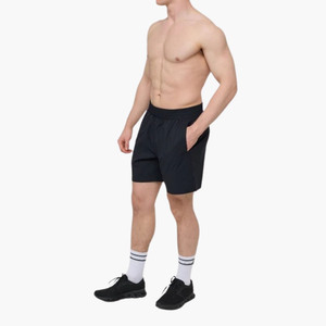 Pantalones Cortos de Algodón French Terry Personalizados al por Mayor de Alta Calidad para Hombre, Pantalones Cortos Casuales Holgados para Gimnasio, Pantalones Cortos Gruesos de Algodón Lisos - Product Image 3