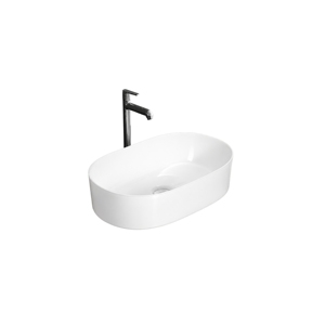 LEELEE NSF Certified Modern Polished Vessel Basin with Single Hole Lever Faucet and <b>Drainer</b> <b>for</b> Bathroom Table Top Installation - Product Image 1