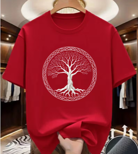 Camiseta de Manga Corta para Hombre, Tejida, Ecológica, 100% Algodón, Corte Regular, Cuello Redondo, Estilo Casual - Product Image 5