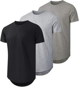 T-shirt pour homme en coton 100% écologique respirant, imprimé en sérigraphie, service OEM, prix de gros abordable - Product Image 3