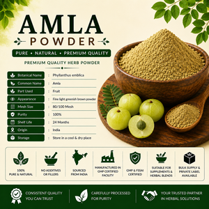 Polvere di Amla Indiana Naturale Direttamente dalla Fabbrica, 99% Pura, Ingrediente Erboristico per Tisane, Applicazioni Nutraceutiche e Cosmetiche, e per Vendita all'Ingrosso - Product Image 4