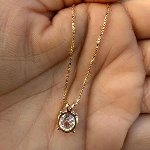 Colgante Solitario de Diamante Cultivado en Laboratorio de 2.5 CT, Cadena de Oro de 14K, Anillo con Certificado IGI, Corte Excelente y Brillante, Lujoso para Mujer - Product Image 5