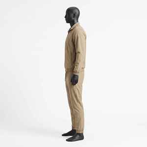Ensemble personnalisé pour homme, veste à col montant zippée en nylon respirant, pantalon de jogging, ensemble coupe-vent deux pièces, survêtements pour homme, logo personnalisé - Product Image 2