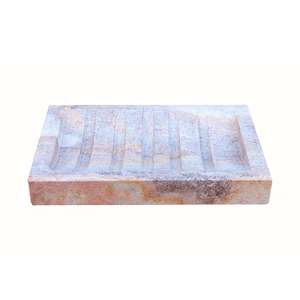 Porte-savon en pierre naturelle pour salle de bain, accessoire de bain durable pour baignoire, lavabo, évier - Product Image 1