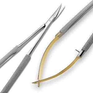 Lot de 3 Pinces à Aiguilles Micro-Chirurgicales Castroviejo Allemandes TC – Instruments Chirurgicaux Dentaires et Ophtalmiques – Kit Professionnel Orthopédique - Product Image 5