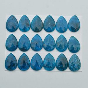 ลูกแพร์อะพาไทต์นีออนธรรมชาติ10มม. 14มม. 18มม. 20มม. พลอยอะพาไทต์ - Product Image 1