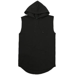 Nueva Camiseta Deportiva Casual para Hombre, Color Sólido, con Capucha y Cordones, Camiseta sin Mangas para Hombre - Product Image 1