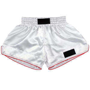Pantalones Cortos de Muay Thai Unisex Personalizados, Transpirables, de Secado Rápido, 100% Poliéster Elástico - Product Image 4