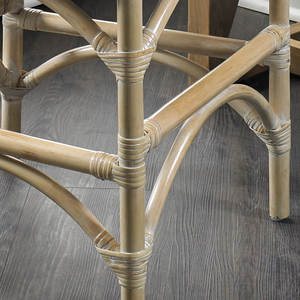 Taburete tapizado con asiento tejido Muebles de cocina Taburetes de bar - Product Image 5