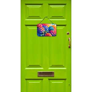 Multicolor NEW Hortensias Wall Art Aluminium Metal Door Hanging Prints for Kitchen Bar Bathroom Home Decor Model D0100HAQ5WG - Product Image 2