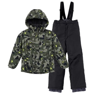 Ensemble de combinaison de ski pour filles, combinaison à capuche avec imprimé camouflage rose et violet et pantalon imperméable pour enfants, vêtements de neige, combinaisons de ski pour enfants - Product Image 4