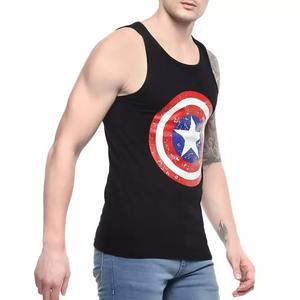 Débardeur de sport vintage respirant en coton blanc grande taille pour hommes et femmes, avec impression personnalisée par transfert thermique - Product Image 2