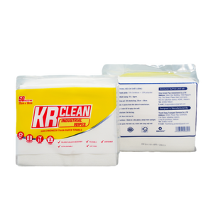 25x30cm Non Woven Oil <b>Wipes</b> 80 Sheets Per Pack Heavy Duty Industrial Cleaning Cloth for Machinery Workshop and Garage Use - Product Image 1