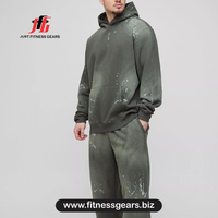 Ensemble de survêtement en polyester pour hommes, vêtements de sport personnalisés, tenue d'entraînement, ensemble de survêtement à séchage rapide pour hommes, vêtements de sport respirants