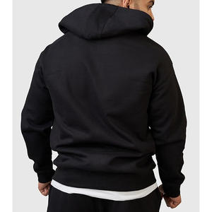 Veste coupe-vent zippée intégrale personnalisée pour homme, avec capuche et fermeture éclair - Product Image 4